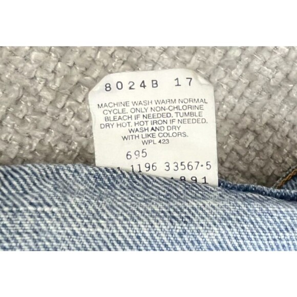 Vintage Levi's 512 Jeans Men's 36x30 (Actual 34x29) Slim Tapered Blue Denim USA - Picture 7 of 14